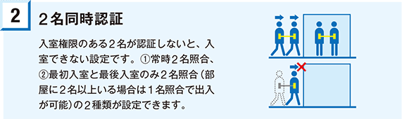 ２名同時認証